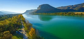 Die Drau im Radlherbst Die Drau im Radlherbst