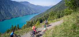 Seenbiken auf 160 km Routen Seenbiken auf 160 km Routen