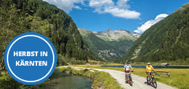 Alpe-Adria Radweg im Herbst Alpe-Adria Radweg im Herbst